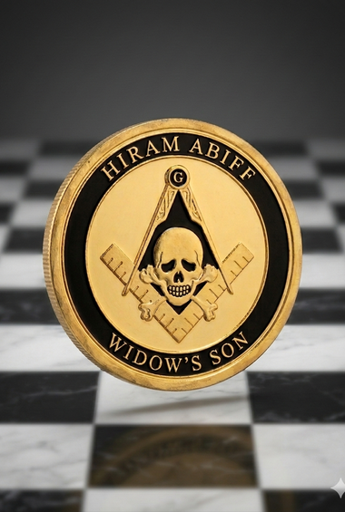 Hiram Abiff Widow’s Son Coin