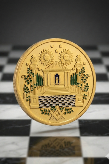 Hiram Abiff Widow’s Son Coin