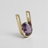 Custom Design by Harold – Yellow Gold Oval Amethyst Pendant