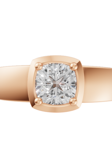 cushion-14k rose gold|cushion-18k rose gold