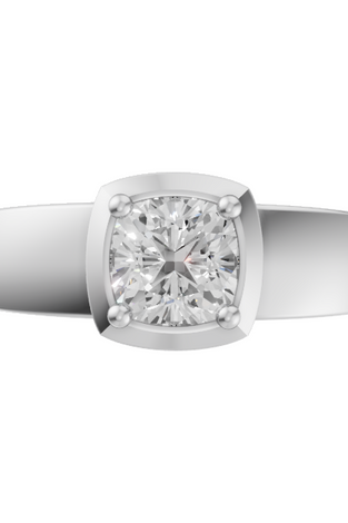 cushion-14k white gold|cushion-18k white gold|cushion-platinum