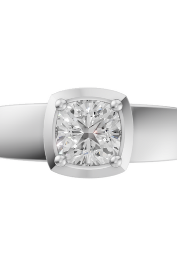 cushion-14k white gold|cushion-18k white gold|cushion-platinum