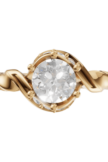 round-14k yellow gold|round-18k yellow gold