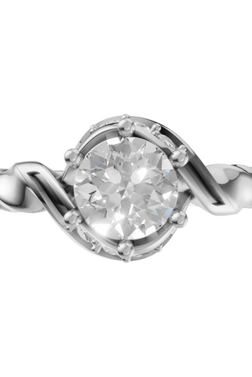 round-14k white gold|round-18k white gold|round-platinum
