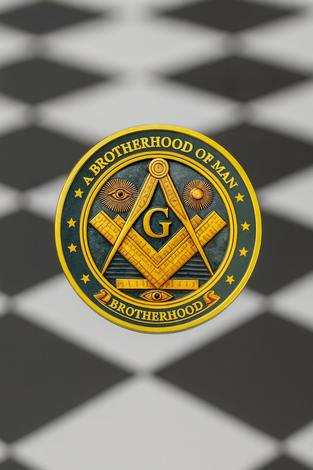 Brotherhood of Man Masonic Coin