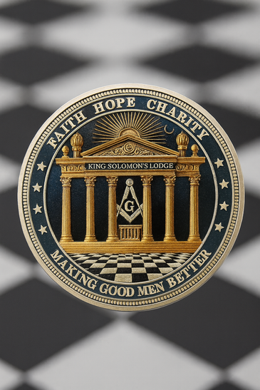 Brotherhood of Man Masonic Coin - Silver