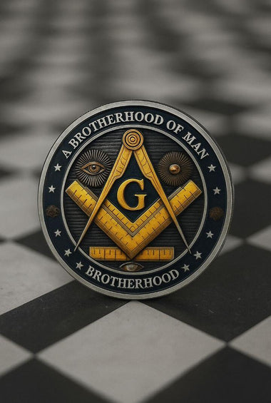 Brotherhood of Man Masonic Coin - Silver