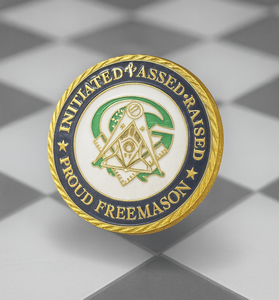 Faith, Hope & Charity Masonic Coin