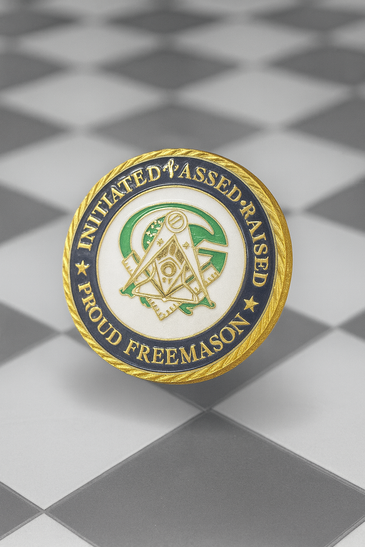 Faith, Hope & Charity Masonic Coin