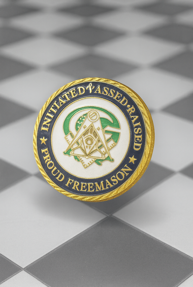 Faith, Hope & Charity Masonic Coin