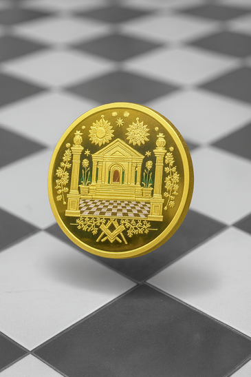 Hiram Abiff Widow’s Son Coin