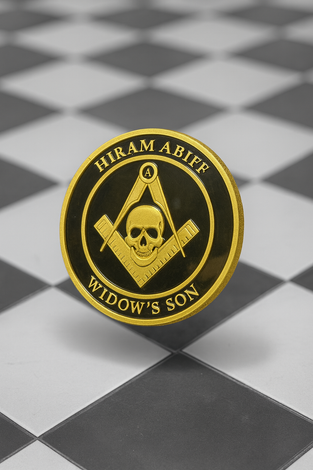 Hiram Abiff Widow’s Son Coin