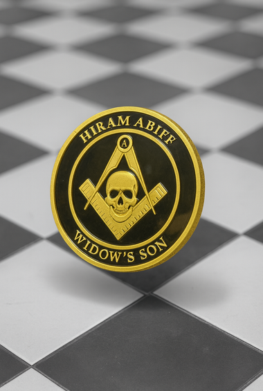 Hiram Abiff Widow’s Son Coin