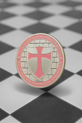 Knights Templar Cross Coin