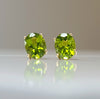 14kt YG Estate Peridot Stud Earrings