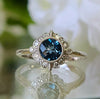 14kt WG London Blue Topaz Ring