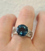 Sterling Silver London Blue Topaz Ring
