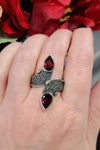 Sterling Silver Kir Collection Garnet Ring