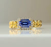 14kt YG Ceylon Sapphire Ring