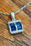 14kt WG Sapphire Pendant