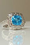 Sterling Silver Blue Topaz Ring