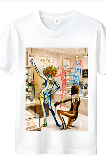 Custom Art t-shirt - Flower