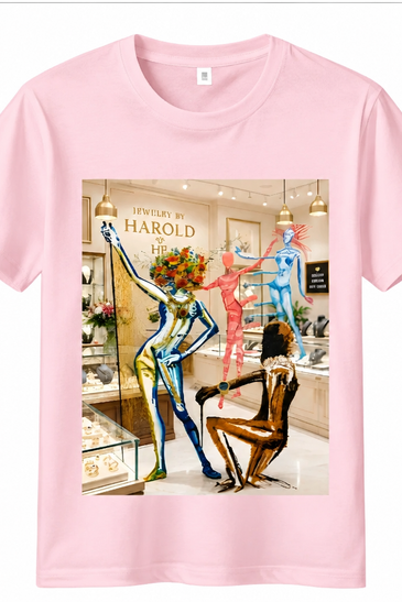 Custom Art t-shirt - Flower