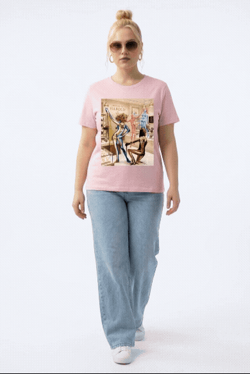 Custom Art t-shirt - Flower