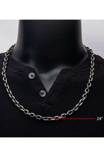 Stainless Steel Antique Knife Edge Chain