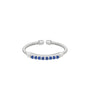 Sterling Silver Sapphire Cuff Ring