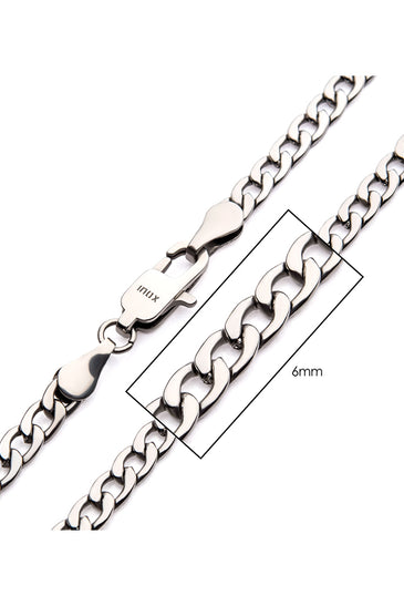 Stainless Steel 6mm Classic Curb Chain