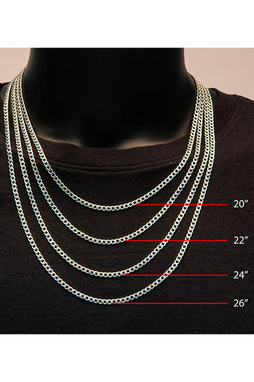 Steel Classic Curb Chain Necklace
