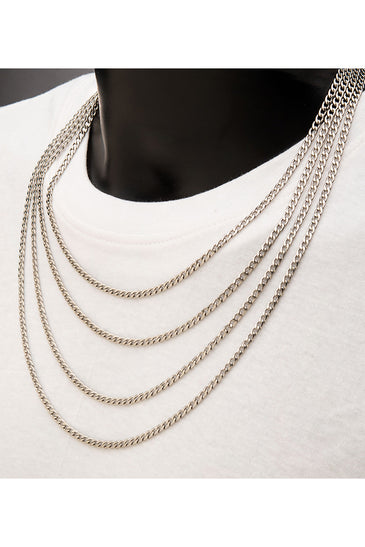 Steel Classic Curb Chain Necklace