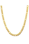 Gold Plated Figaro Chain Necklace