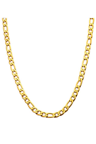 Gold Plated Figaro Chain Necklace