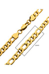 Gold Plated Figaro Chain Necklace