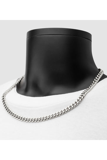 Men's Stainless Steel 8mm Miami Cuban Chain Necklace