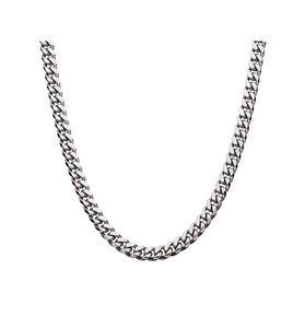 Men's Stainless Steel 8mm Miami Cuban Chain Necklace