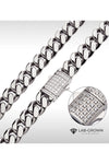 Men's Stainless Steel 8mm Miami Cuban Chain Necklace