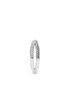 Sterling Silver Ti Sento Milano Criss Cross Ring