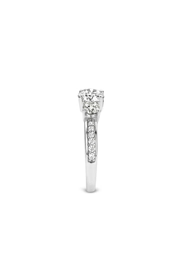Sterling Silver Ti Sento Milano CZ Ring