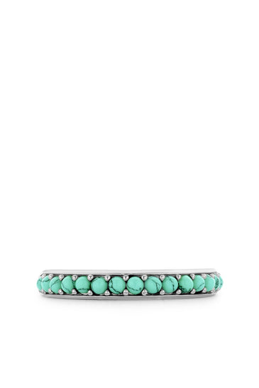 Sterling Silver Ti Sento Milano Turquoise Ring
