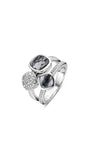 Sterling Silver Ti Sento Milano Triple Bezel Ring