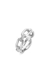 Sterling Silver Ti Sento Milano Paperclip Chain Ring