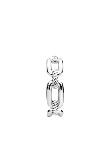 Sterling Silver Ti Sento Milano Paperclip Chain Ring