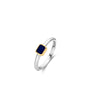 Sterling Silver Ti Sento Milano Blue Bezel Ring