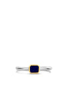 Sterling Silver Ti Sento Milano Blue Bezel Ring