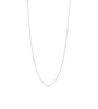 Sterling Silver Yellow Gold Plated Station Chain