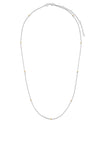 Sterling Silver Yellow Gold Plated Station Chain