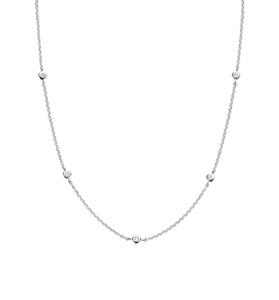 Sterling Silver Station Chain